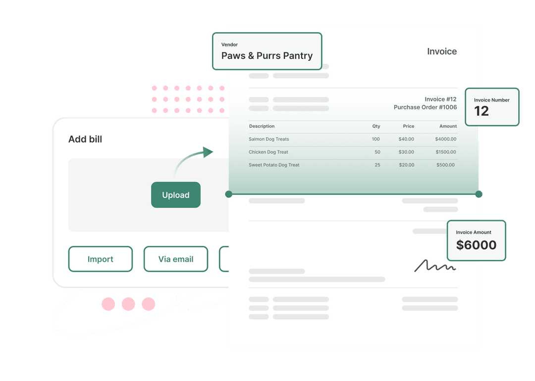 Less manual entry = more time to focus on growing your business