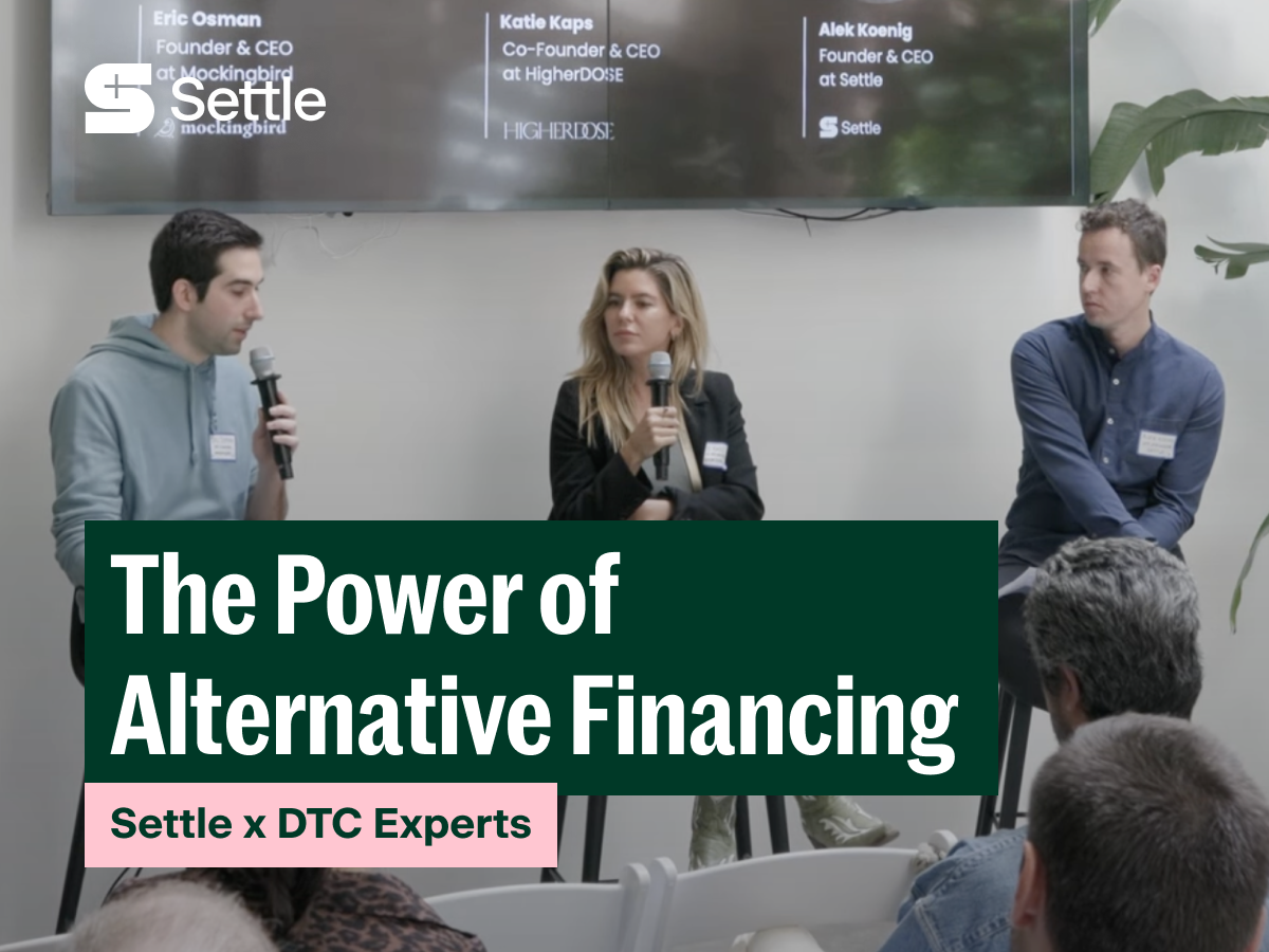 Settle x DTC Experts: The Power of Alternative Financing
